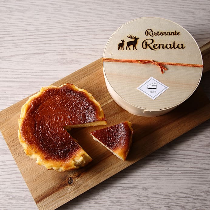 バスク風チーズケーキ「始まりのプレーン味」